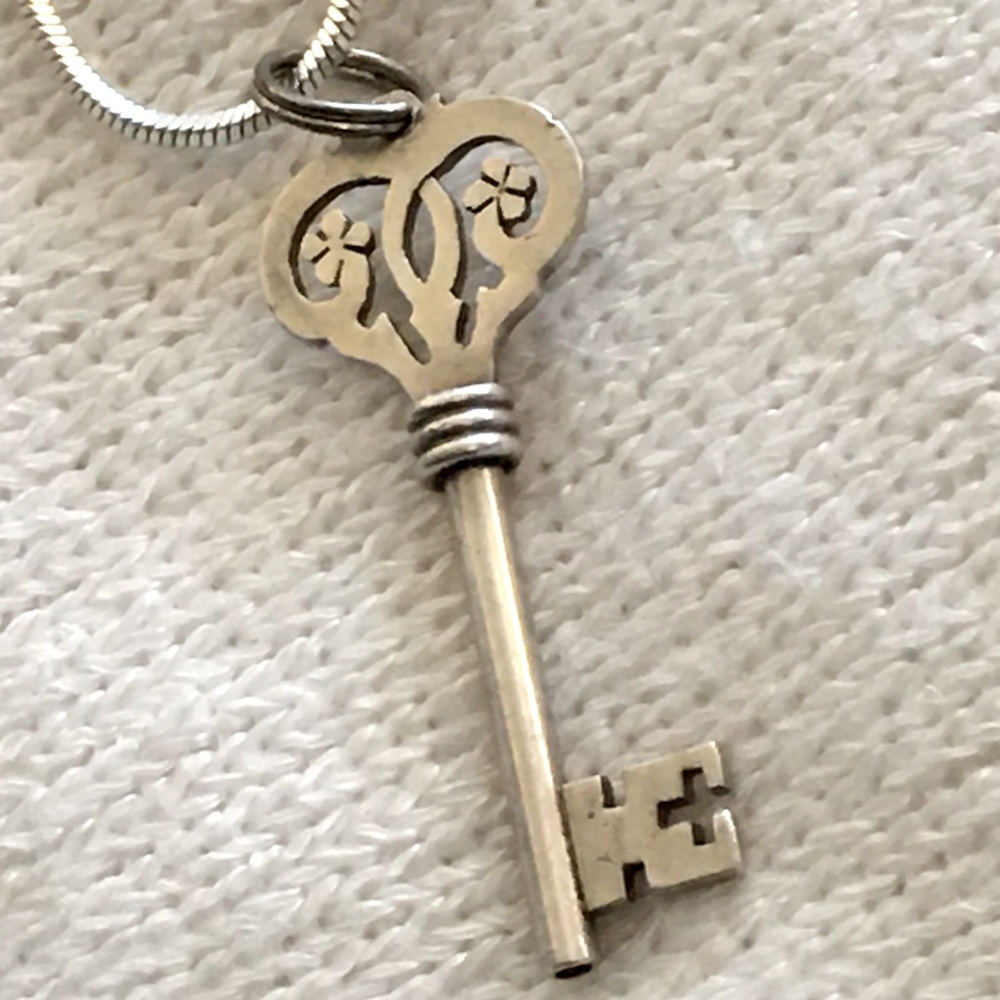 Taxco Sterling Silver Skeleton Key